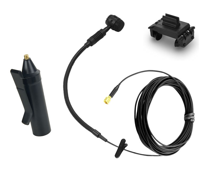HEIMU Clip On Instrument Condenser Microphone + Universal Clip (for violin) - Image 1